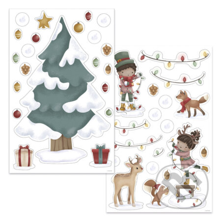 Samolepky na okno Vianočný stromček