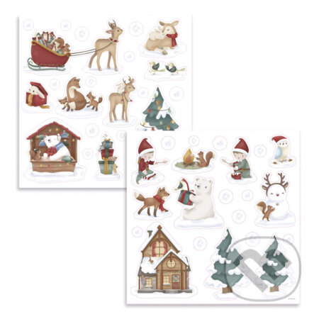 Samolepky na okno Vianoce