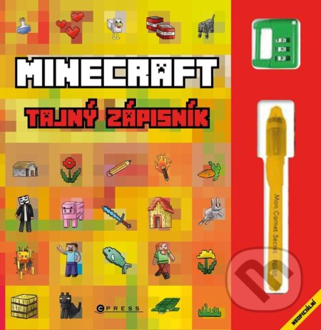 Minecraft - tajný zápisník - Michaela Bystrá Radvanová, Pavla Navrátilová Filip (ilustrátor), CPRESS, 2024