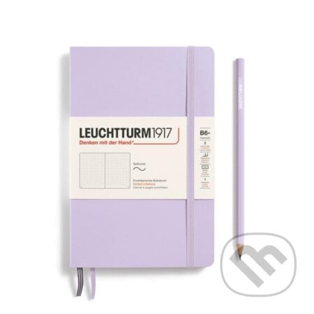 Leuchtturm1917 Zápisník Lilac Softcover B6+ tečkovaný