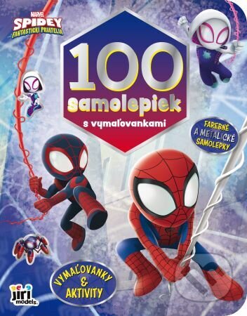 100 samolepiek s vymaľovankami - Spidey, Jiri Models SK, 2024