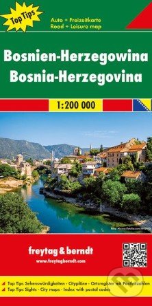 Bosna a Hercegovina 1:200 000, freytag&berndt, 2016