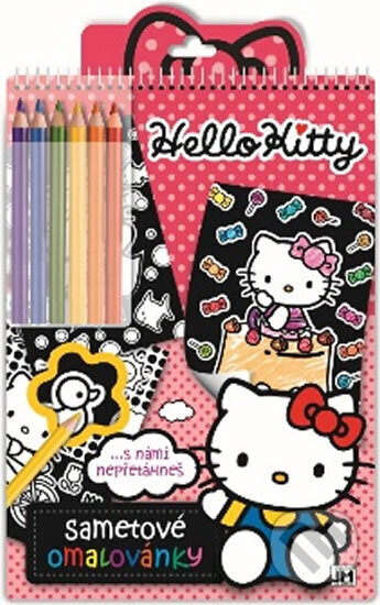 Kniha: Hello Kitty - Sametové omalovánky (Jiří Models)