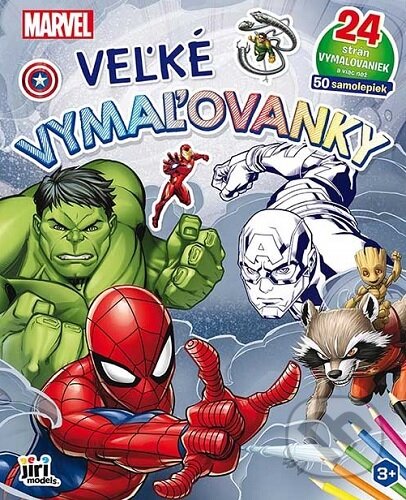 Veľké vymaľovank - Marvel, Jiri Models SK, 2024