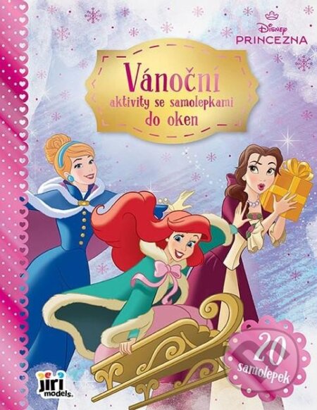 Kniha: Vánoční aktivity se samolepkami do oken Princezny (Jiří Models)