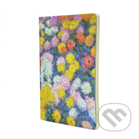 Paperblanks - zošit Monet’s Chrysanthemums (bodkovaný, A4)