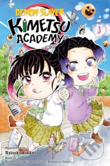 Demon Slayer Kimetsu Academy Vol 3 - Koyoharu Gotouge, Natsuki Hokami - kniha z kategorie Komiksy