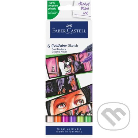 Popisovače Gofa Sketch Dual set 6 Portrait