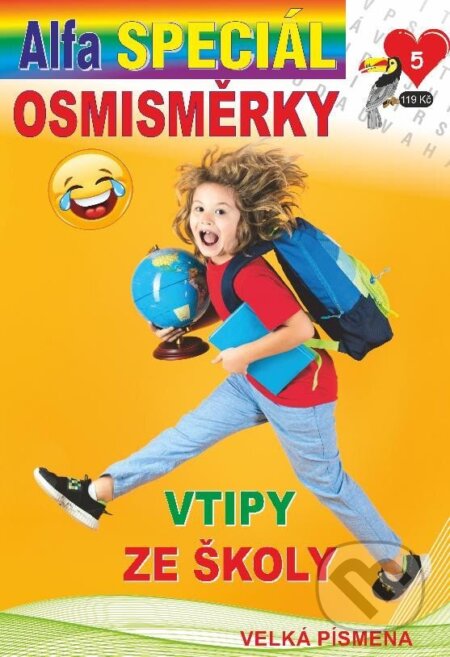 Kniha: Osmisměrky speciál 5/2024 - Vtipy ze školy (Alfasoft)