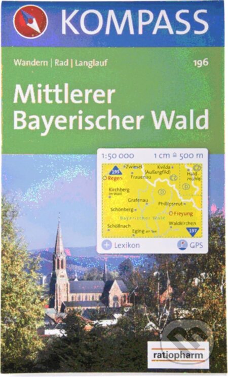 Mittlerer Bayerischer Wald 196 / 1:50T KOM (Kompass)