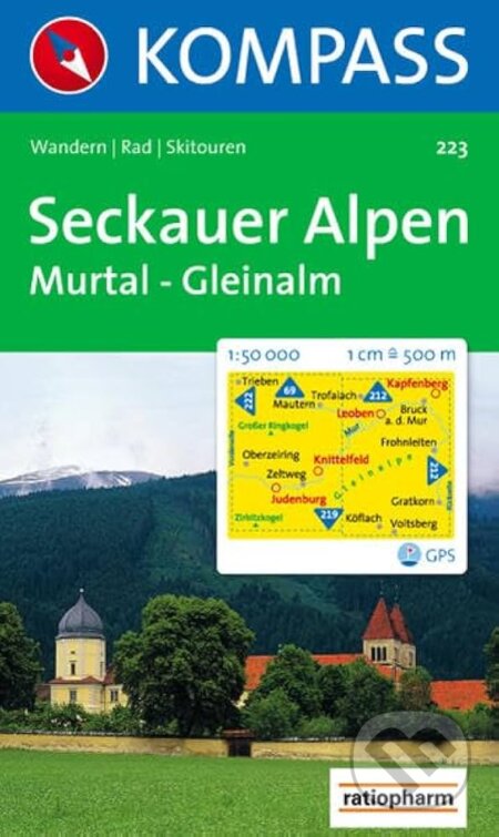Seckauer Alpen 223 / 1:50T NKOM (Kompass)