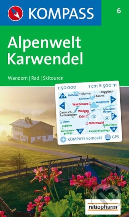 Walchensee Wallgau,Krün 6 / 1:50T KOM (Kompass)
