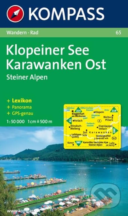 Klopeiner See Karawanken 65 / 1:50T NKOM (Kompass)