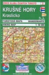 KČT 3 Krušné hory-Kraslicko 1:50T / Turistická mapa (Trasa)