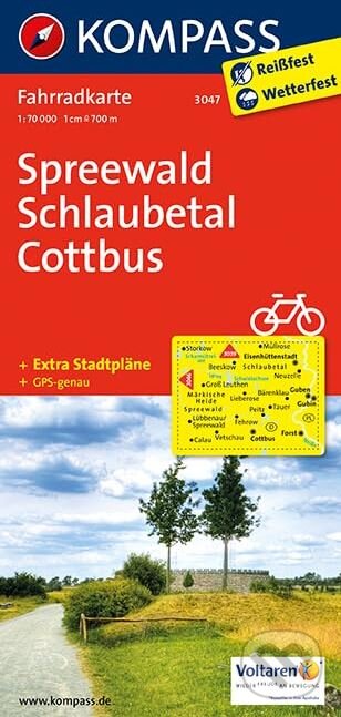 Spreewald-Schlaubetal-Cottbus 3047 KOM70T (Kompass)
