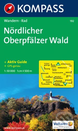 Nördlicher Oberpfälzer Wald 192 / 1:50T NKOM (Kompass)