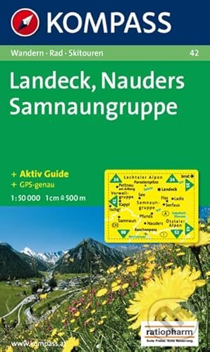 Landeck,Nauders 42 / 1:50T NKOM (Kompass)