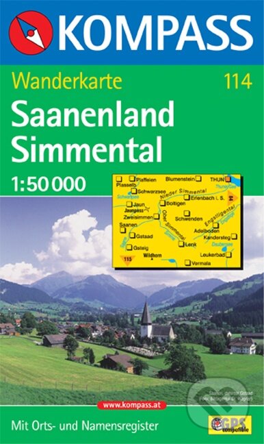 Saanenland,Simmental 114 / 1:50T NKOM (Kompass)