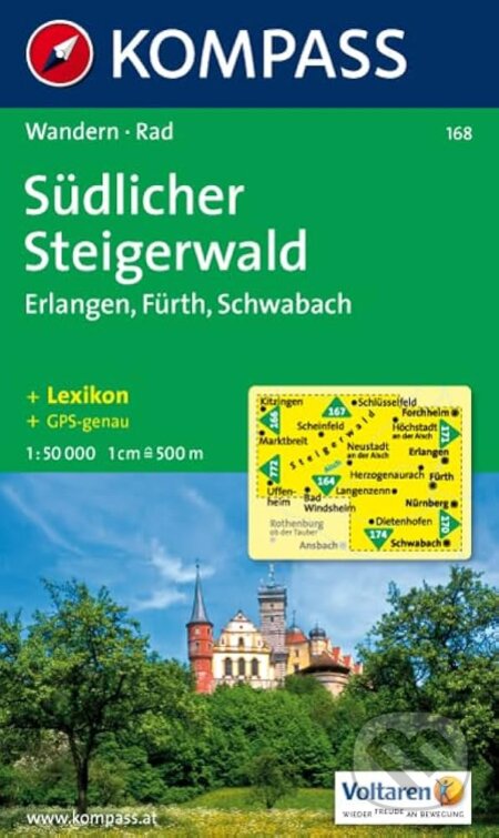 Südlicher,Steigerwald 168 / 1:50T NKOM (Kompass)