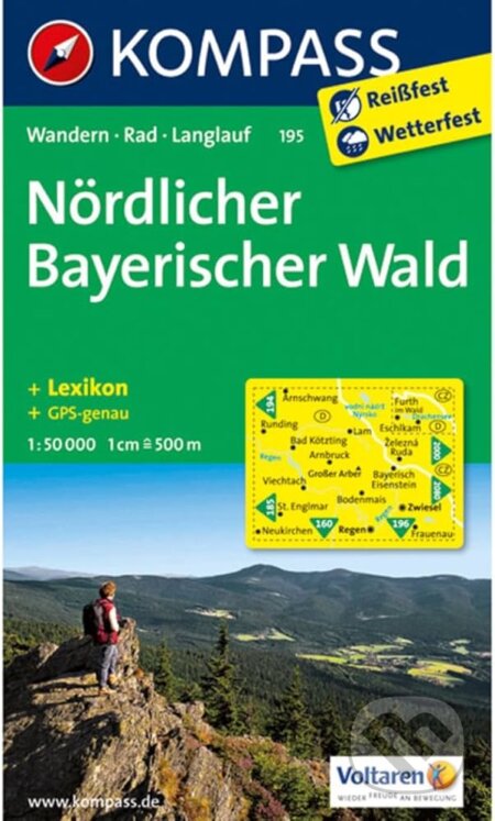 Nordlicher Bayerischer Wald 195 / 1:50T NKOM (Kompass)