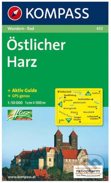 Östlicher Harz 453 / 1:50T NKOM (Kompass)