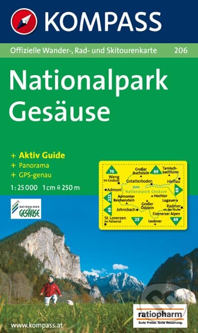 Nationalpark Gesäuse 206 / 1:25T NKOM (Kompass)