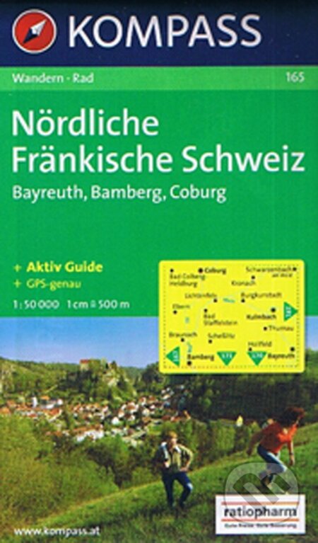 Nördliche Fränkische Schweiz 165 / 1:50T NKOM (Kompass)