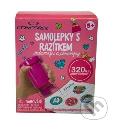 Samolepky s razítkem CONCORDE - Jednorožci a princezny (Concorde)