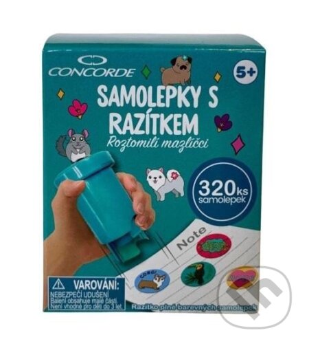 Samolepky s razítkem CONCORDE - Roztomilí mazlíčci