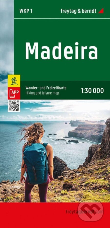 Madeira 1:30 000 / turistická a rekreační mapa, freytag&berndt, 2024