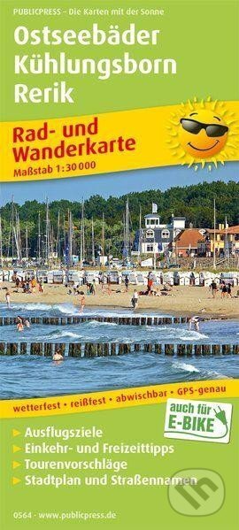 Ostseebad Kühlungsborn-Rerik 1:30 000 / cyklistická a turistická mapa (freytag&berndt)