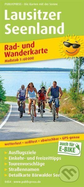 Lausitzer Seenland 1:60 000 / cyklistická a turistická mapa (freytag&berndt)