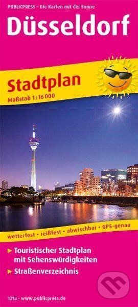 Düsseldorf 1:16 000 / plán města (freytag&berndt)