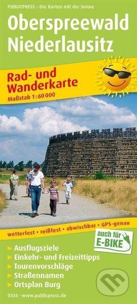 Oberspreewald-Niederlausitz 1:60 000 / cyklistická a turistická mapa (freytag&berndt)