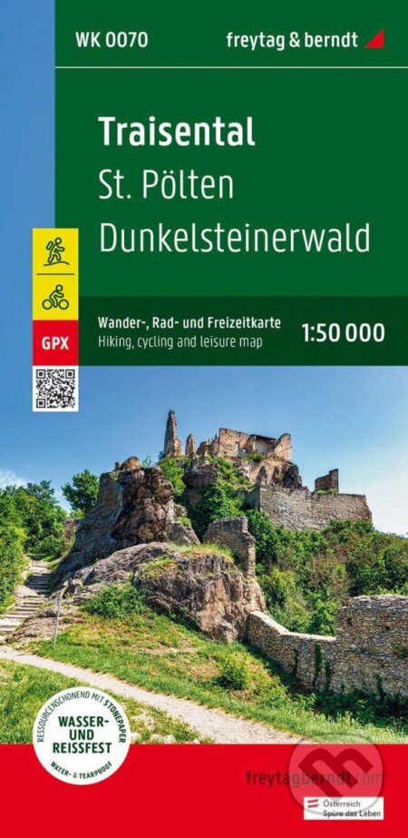 Traisental 1:50 000  / turistická a cykloturistická mapa (freytag&berndt)