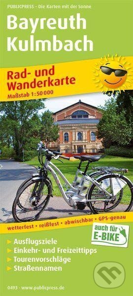 Bayreuth-Kulmbach 1:50 000 / cyklistická a turistická mapa (freytag&berndt)