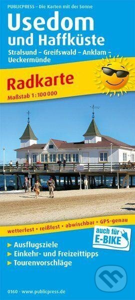 Usedom und Haffküste 1:100 000 / cyklistická mapa (freytag&berndt)