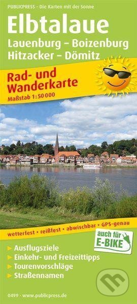 Elbtalaue, Lauenburg-Boizenburg, Hitzacker-Dömitz 1:50 000 / cyklistická a turistická mapa (freytag&berndt)