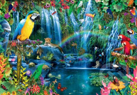 Parrot Tropics - puzzle z kategorie Umělecké