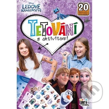 Spoločenská hra: Tetování s aktivitami Ledové království (Jiří Models)
