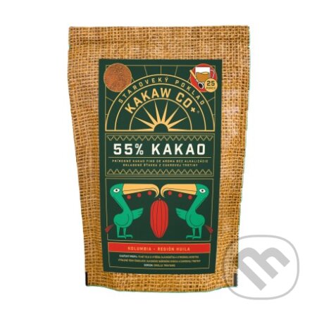 Kávy a čaje: Kakao Kolumbia Hulia 55 % (Kakaw Co+)