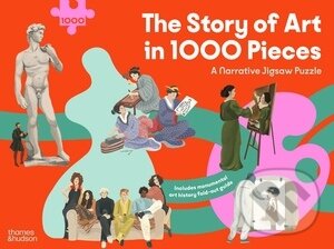 The Story of Art in 1,000 Pieces (A Narrative Jigsaw Puzzle) - puzzle z kategorie 500 - 1000 dílků