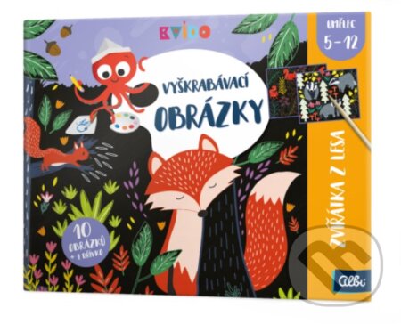 Albi Kvído - Vyškrabávací obrázky, 2 druhy