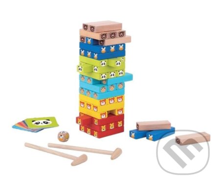 Jenga se zvířátky - hra z kategorie Vzdělávací hry