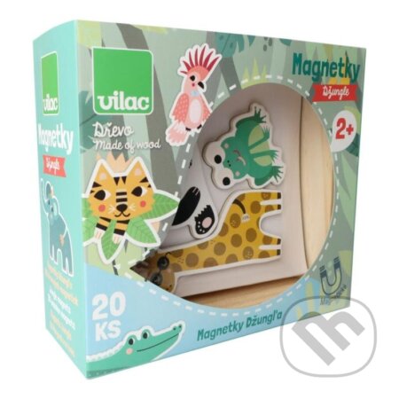 Vilac Dřevěné magnetky džungle - hra z kategorie Vzdělávací hry