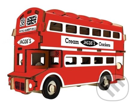 3D dřevěné puzzle - Doubledecker - puzzle z kategorie 3D puzzle