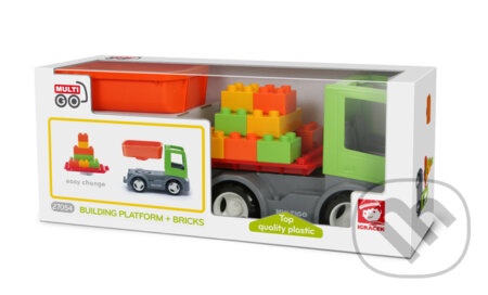 Stavebná doska + kocky (eko balenie) - hra z kategorie Stavebnice