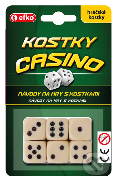 Hracie kocky casino, EFKO karton s.r.o., 2017