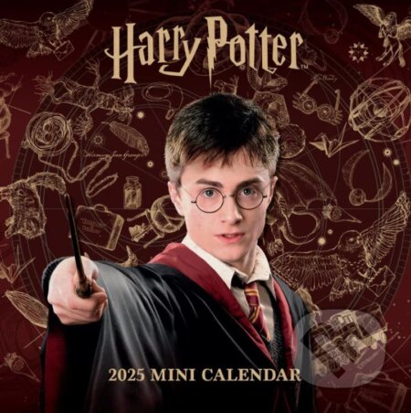 Oficiálny nástenný mini kalendár 2025: Harry Potter