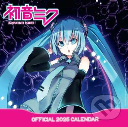 Oficiálny nástenný kalendár 2025: Hatsune Miku s plagátom (). , 2024